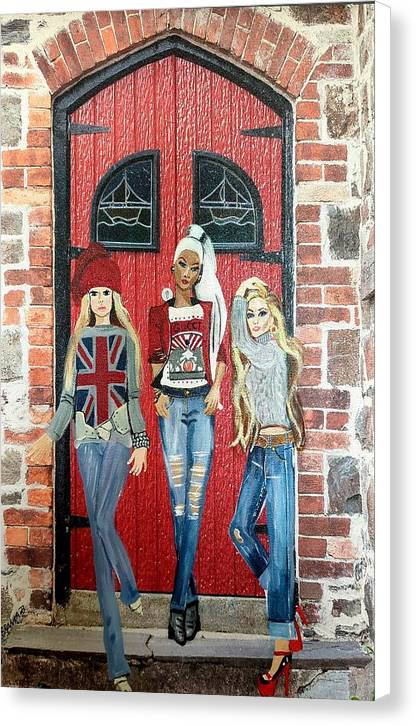 Photoshoot Girls - Canvas Print