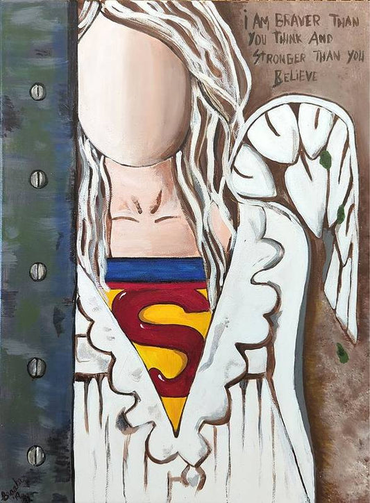 Superwoman Angel - Art Print