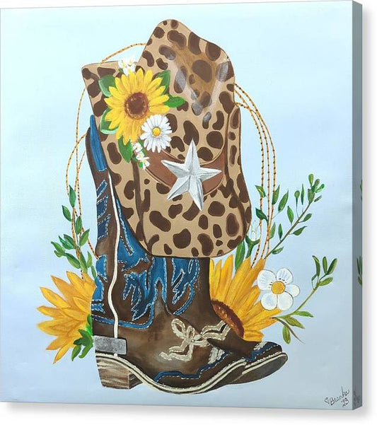 These Boots - Canvas Print