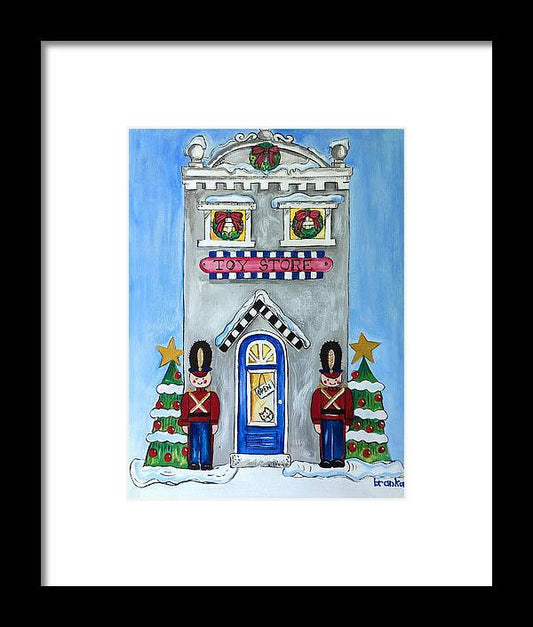 Toy Store Nutcrackers - Framed Print