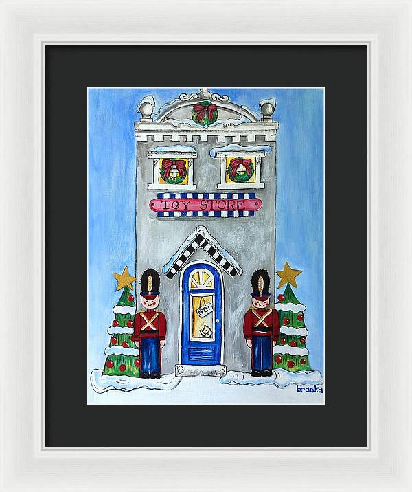 Toy Store Nutcrackers - Framed Print