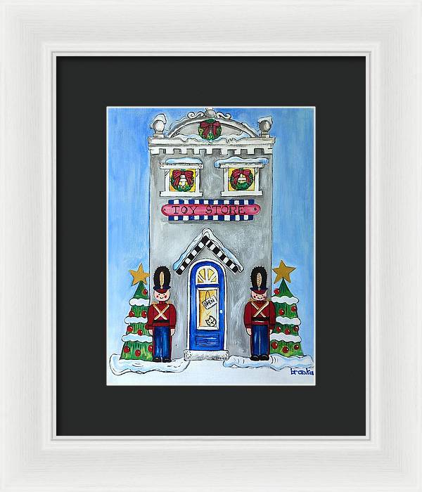Toy Store Nutcrackers - Framed Print