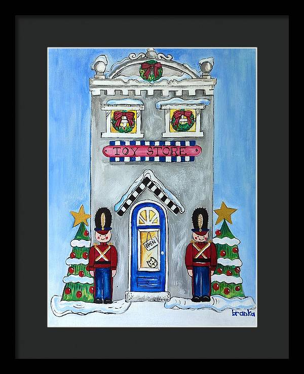 Toy Store Nutcrackers - Framed Print