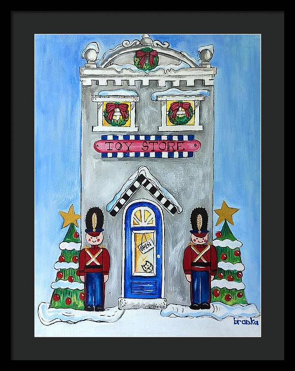 Toy Store Nutcrackers - Framed Print