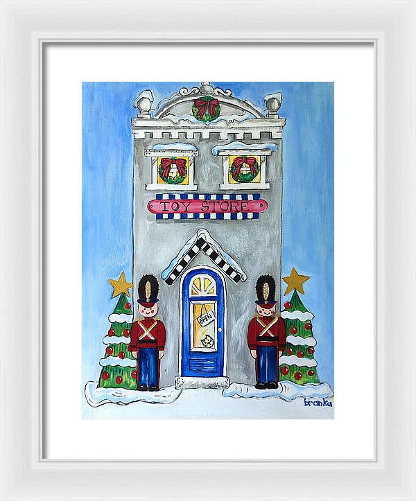 Toy Store Nutcrackers - Framed Print