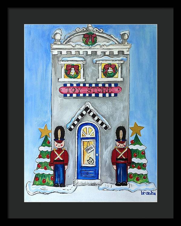 Toy Store Nutcrackers - Framed Print