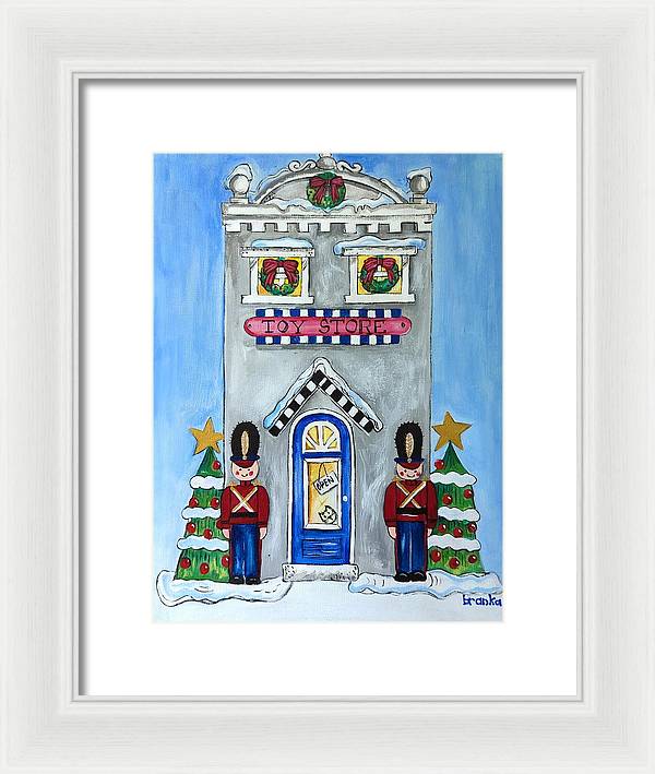 Toy Store Nutcrackers - Framed Print