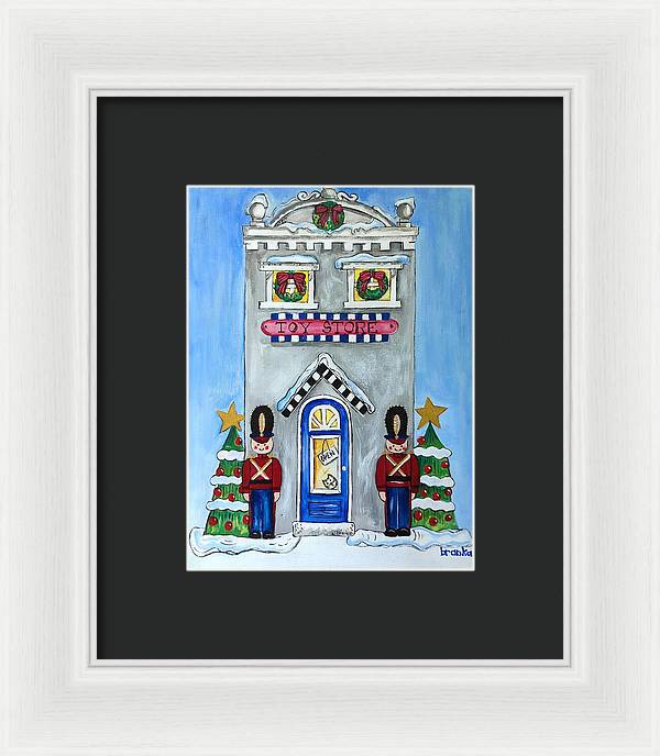 Toy Store Nutcrackers - Framed Print