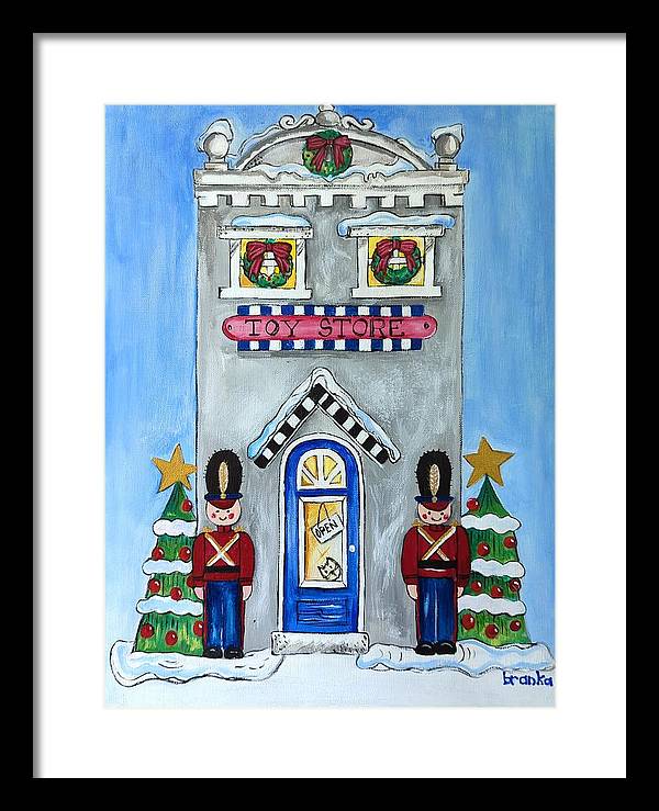 Toy Store Nutcrackers - Framed Print