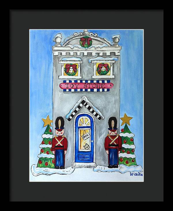 Toy Store Nutcrackers - Framed Print