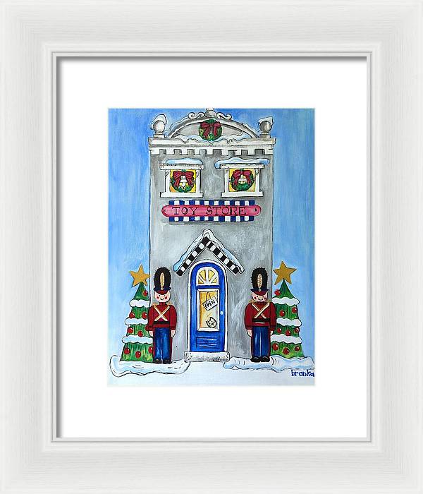 Toy Store Nutcrackers - Framed Print