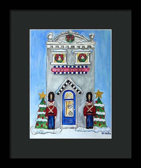 Toy Store Nutcrackers - Framed Print