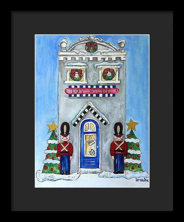 Toy Store Nutcrackers - Framed Print