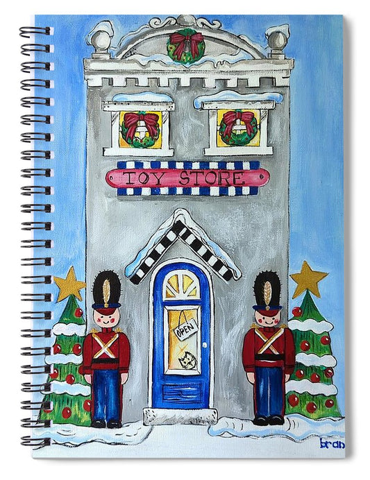 Toy Store Nutcrackers - Spiral Notebook