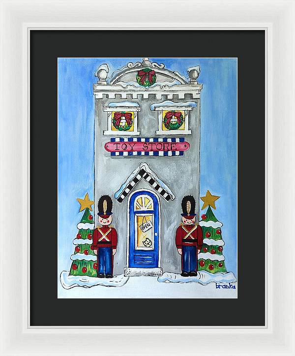 Toy Store Nutcrackers - Framed Print