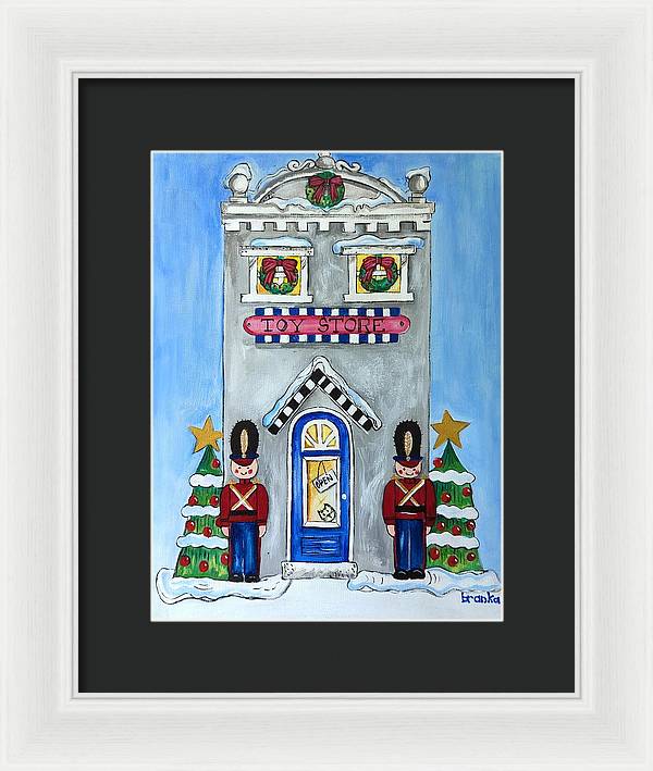 Toy Store Nutcrackers - Framed Print