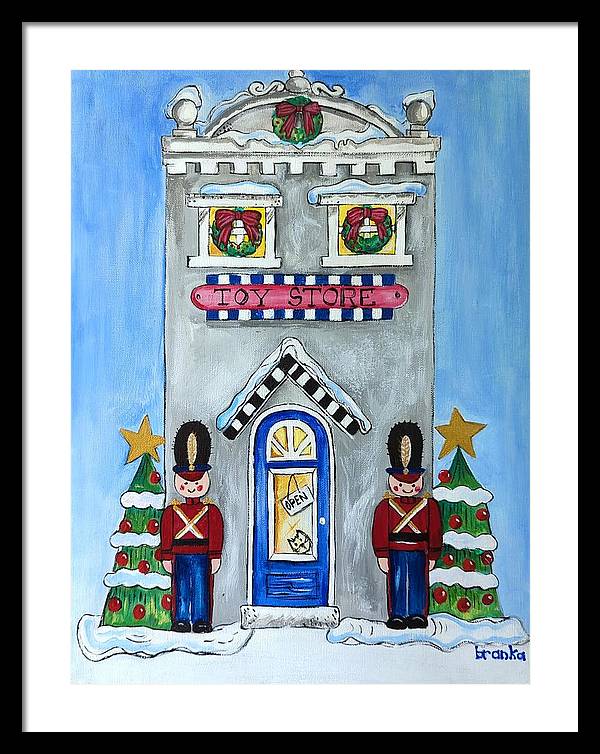 Toy Store Nutcrackers - Framed Print