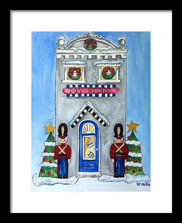 Toy Store Nutcrackers - Framed Print