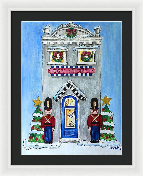 Toy Store Nutcrackers - Framed Print