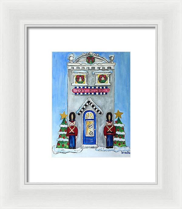 Toy Store Nutcrackers - Framed Print