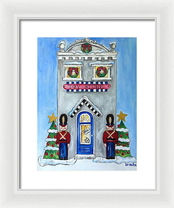 Toy Store Nutcrackers - Framed Print