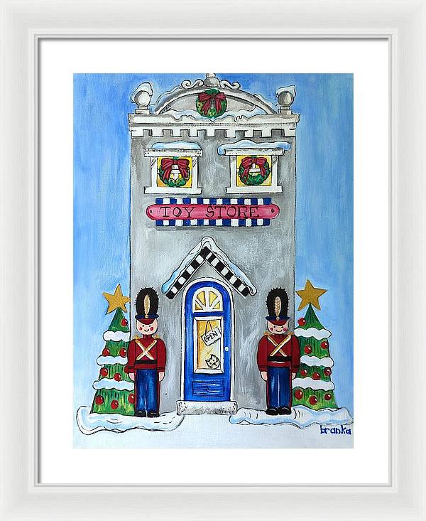 Toy Store Nutcrackers - Framed Print