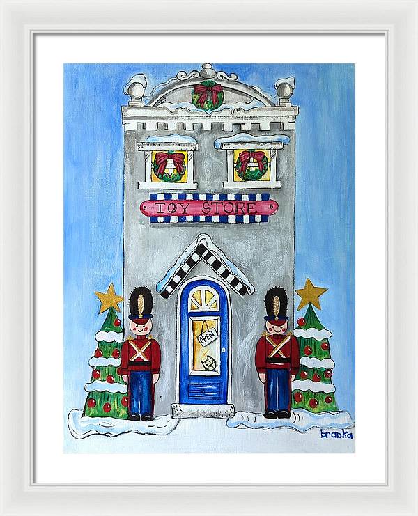 Toy Store Nutcrackers - Framed Print