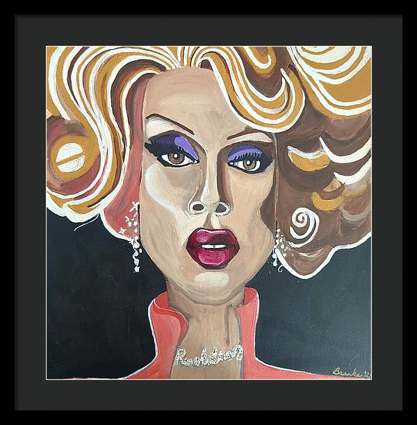 Ru Paul  - Framed Print