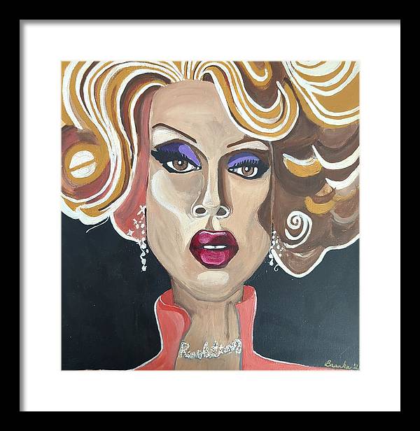 Ru Paul  - Framed Print