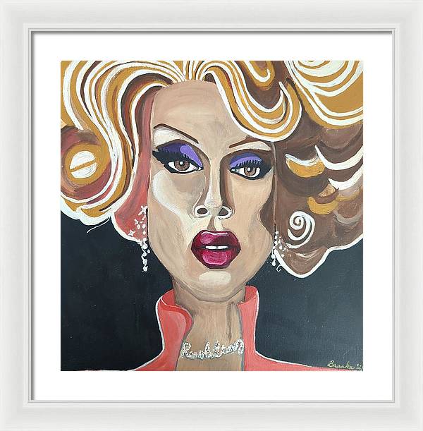 Ru Paul  - Framed Print