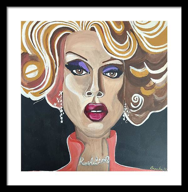 Ru Paul  - Framed Print
