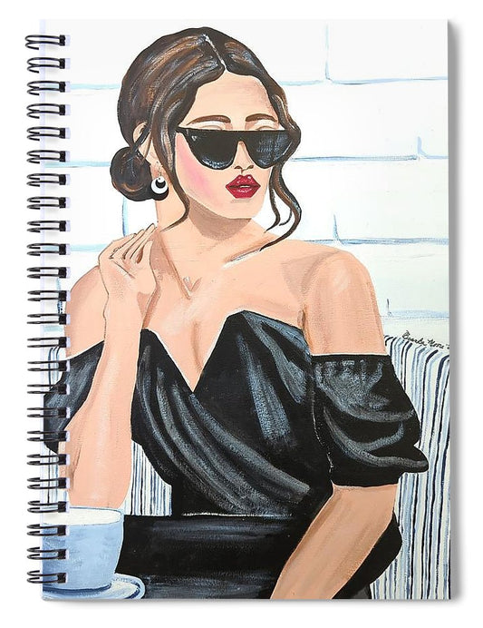 Waiting for Dinner - Spiral Notebook