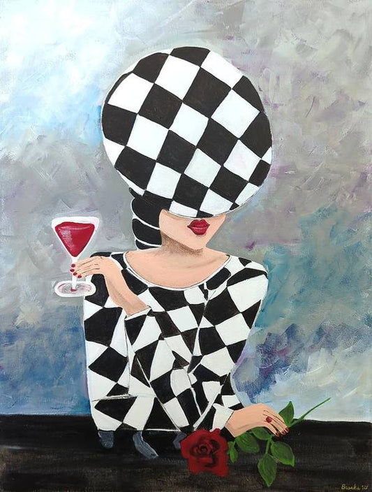 Waiting for my Table - Art Print