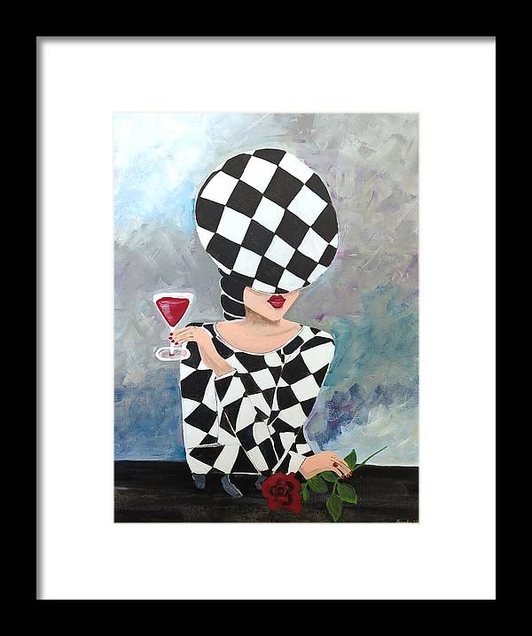 Waiting for my Table - Framed Print