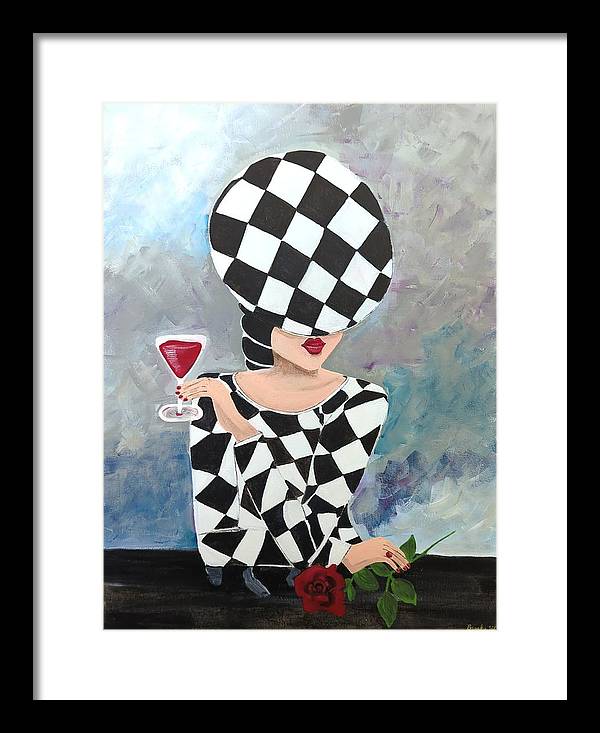 Waiting for my Table - Framed Print