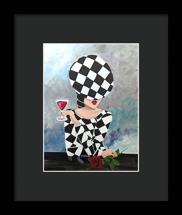 Waiting for my Table - Framed Print