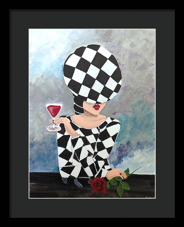 Waiting for my Table - Framed Print