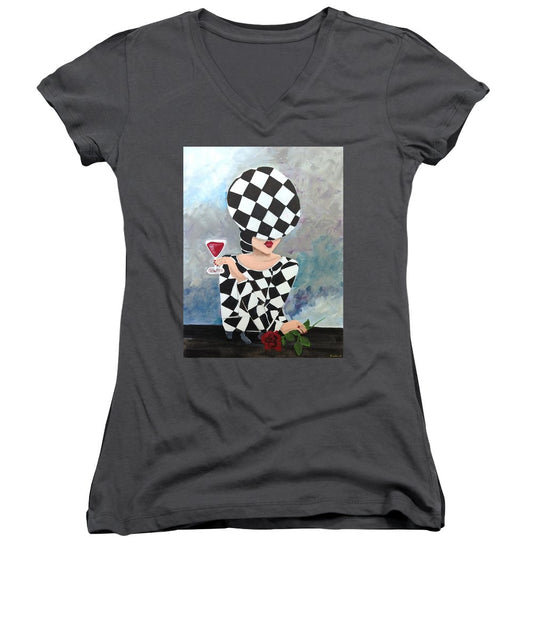 Waiting for my Table - Women's V-Neck