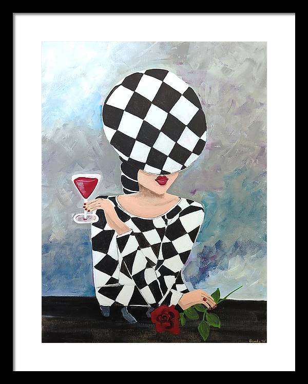 Waiting for my Table - Framed Print