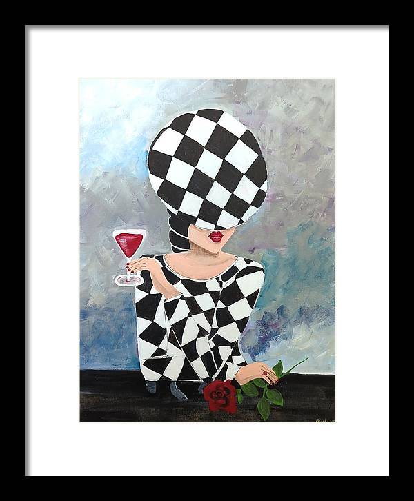 Waiting for my Table - Framed Print