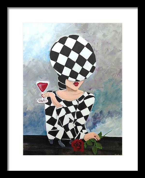 Waiting for my Table - Framed Print