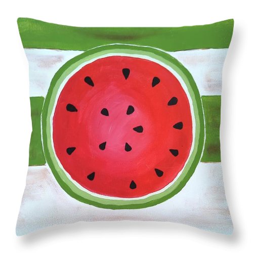 Watermelon Slice - Throw Pillow